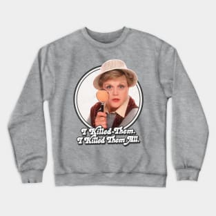 Murder She Wrote / 80s Retro TV Design Crewneck Sweatshirt